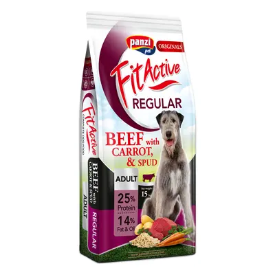 FitActive Originals Regular Adult suché krmivo pro psy - hovězí a mrkev 15 kg