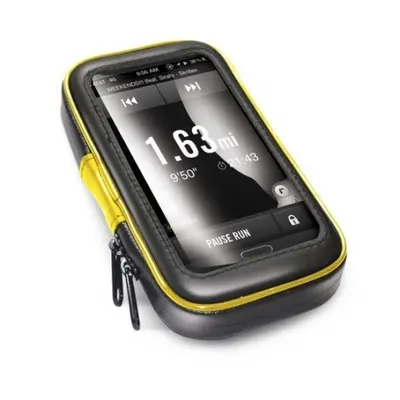 držák na mobil Voděodolný držák Celly Flexbike pro 5,7" telefony a navigace k upevnění na řídítk