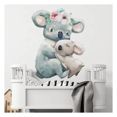 DEKORACJAN Nálepka na stěnu - Koala s maminkou rozměr: M