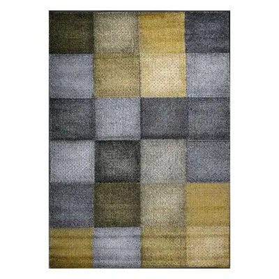 Kusový koberec Calderon 4202A žlutý (Varianta: 190 x 280 cm)