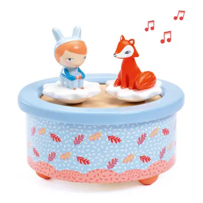 Hrací skříňka – chlapec a liška