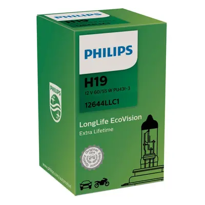 Philips H19 12V 60/55W PU43t-1 LongLife 1ks 12644LLC1