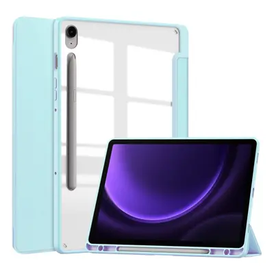CRYSTAL Zaklápěcí pouzdro Samsung Galaxy Tab S9 FE světle modré