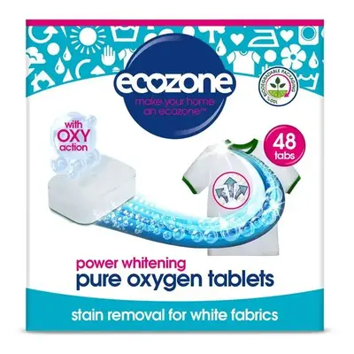 Ecozone Oxy tablety na bílé prádlo 48 ks