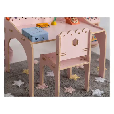 Myminihome Židle EMMA ze dřeva do dětského pokoje Zvolte barvu: Růžová